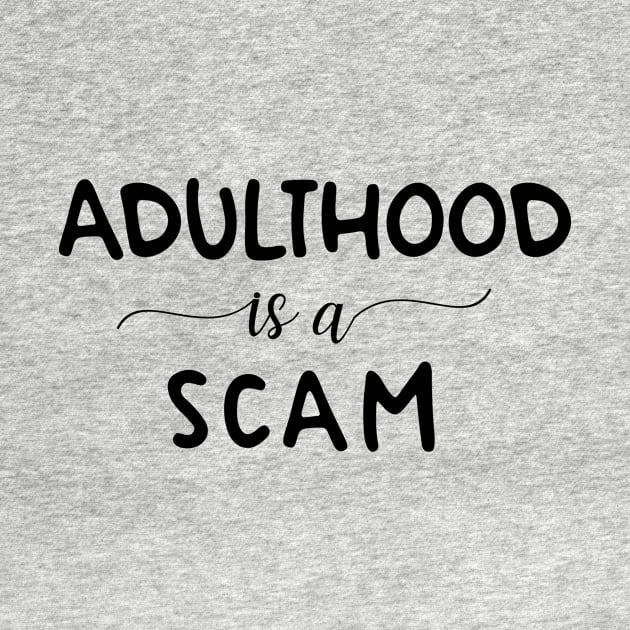 Adulthood humour typography design by Murmurshi